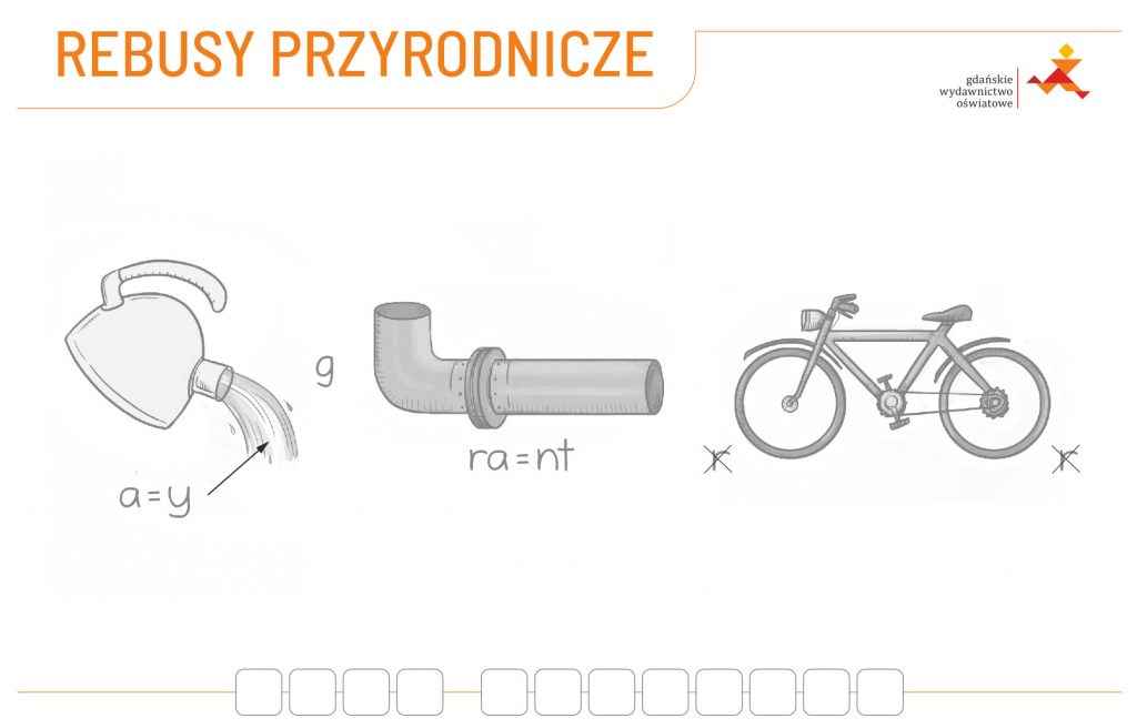 Przyroda w rebusach - GWO - Gdańskie Wydawnictwo Oświatowe